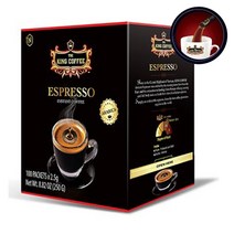 X 킹 250g 에스프레소 100개입) 커피 수입커피 (2.5g