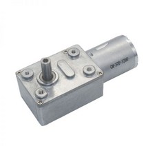 N0HB JGY370 가역 웜기어 모터 고 토크 감속기 6V/12V24V 소형 금속 샤프트 2 RPM ~ 375 포함, 18, 12V