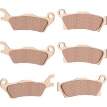 소결 브레이크 패드 키트 705601014 캔암 아웃랜더용 앞뒤 L450/500/650/850 XMR/1000/L MAX 450 EFI 디스크 (3켤레)