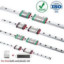 소형 레일 슬라이드 베어링 캐리지 CNC 키트 3D 프린터 MGN7 L 100 350, 04 250mm_02 MGN9C, 04 250mm_02 MGN9C