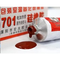 견고한 45g 704 고정 고온 내성 실리콘 고무 절연 씰링 접착제 방수 열 전도성, 07 701 45g