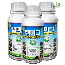 비료컴퍼니 코리아아그로 캡마그 프리미엄 나라바이오 칼슘 마그네슘 식물영양제, 3개, 500ml