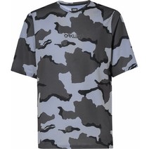 오클리 Apparel 라이드 프리 쇼트슬리브 저지 B1B 카모 다크 그레이