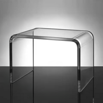 세룬 아크릴 투명 테이블 미니 쇼파 탁자 작은책상, J W295xL425xH400mm