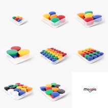 마그피아 칼라 원형 자석홀더 중/ 27mm/ 40개입/ 혼합