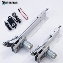 액추에이터 액츄에이터 왕복 운동 선형 DC 12V/24V 텔레스코픽 키트 속도 컨트롤러 스트로크 2-8CM 3-15CM, 3-15cm 200RPM, 24V