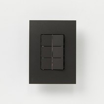 ABB 제닛 유럽형 프리미엄 배선기구 단로 3구 스위치 안트라사이트 전기 전등 매립 매입 스위치 교체