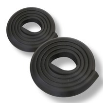 봉봉 모서리보호대 충격흡수 쿠션라인형 2p, bb-블랙(Black), 2개