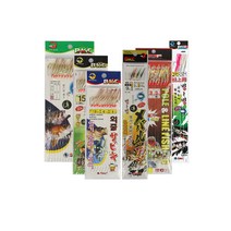 낚시방 어피 카드채비 모음전/볼락.열기 고등어 삼치 부시리 묶음바늘/축광구슬 꼴뚜기 채용