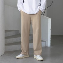 베이직바이블 데일리 와이드 밴딩 면 트레이닝 바지 팬츠