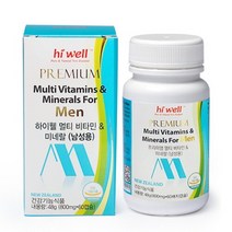 [AK PLAZA] [바이오헬스팜] 하이웰 멀티비타민 미네랄(남성용), 단일속성, 옵션선택