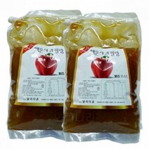 와플전용사과잼 필링(Filling) 사과잼10kg (5Kg 2개), 5kg, 2개