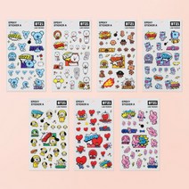 [정품]BT21 에폭시 스티커 A (재고할인), 쿠키