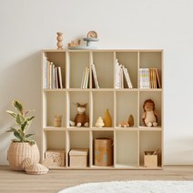 리바트 꼼므 키즈 3단 1200 칸막이 책장, 옐로우