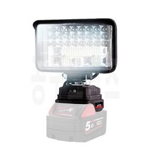 주피터 충전식 워크라이트 LED 작업등 JPLED-MI01 밀워키호환 캠핑 랜턴 회전, JPLED-MI03(7인치), 1개