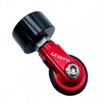 Brompton 알루미늄 합금 Easywheel 용 슈퍼 라이트 접이식 휠 밀폐형 베어링 사이클링 부품 포함, 02 Red