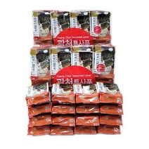 솔뫼광천 고급웰빙도시락김(4g-48봉)반찬/캠핑/나들이