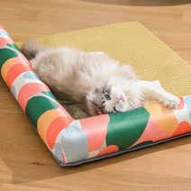 강아지 고양이 대자리 쿨매트 애견 방석 반려견 대형견 여름 매트 시트 쿨링 인견 패드, 워터파크L
