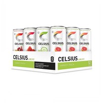 셀시우스 라이브 핏 4가지맛 버라이어티 팩 355ml 12팩 CELSIUS Live Fit Variety Pack