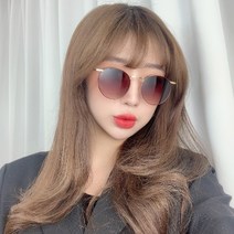 하리몽드 투톤 빈티지 원형 선글라스 (4color)