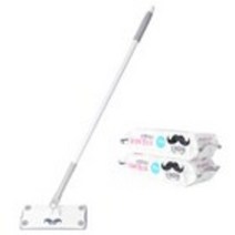 샤바스 스칸디나 밀대 청소기 + 물걸레 청소포 30매 x 2p, 4세트