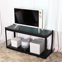 이케아 티비 선반 tv 거실장 철제 티비장 다이 65인치 75인치 낮은 높은 티비 다이 tv 장식장, 600 2단 90(W)