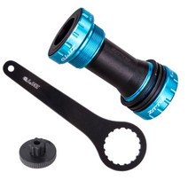 자전거 브래킷 ztto bsa 베어링 하단 나사 유형 6873mm 축 mtb 도로 1세트, bb91 렌치 블루