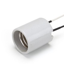 전기용접세상 일광전기 사기대모갈 E39 석면선 30cm 사기소켓 6659