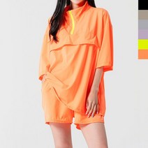 GPP N620_N420_SET 여자쿨반팔반집업_쿨반바지세트