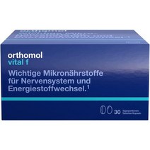 여성갱년기영양제 에스트로겐 Orthomol Vital F 캡슐 복합 팩 30개 1팩1 x 168g, 단일수량, 단일개당 용량/중량/정