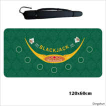 휴대용 성인 보드게임 포커 칩 홀덤 테이블 매트, AS