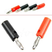 10pcs 오디오 스피커 와이어 바나나 플러그 커넥터 4mm 어댑터 실제 케이블 항목