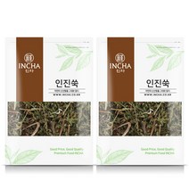 인차 국내산 인진쑥 사철쑥 쑥 차, 600g, 2개