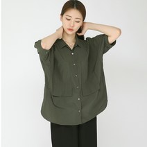 펀쇼쿨바스락 셔츠 빅사이즈여성의류 데일리