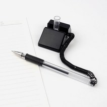학교 병원 은행 책상 부착 스프링 볼펜 5개 민원센터 데스크 사무용 관공서
