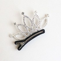 도도앤뉴 유아동 아기 여아 쁘띠 티아라 왕관 머리핀