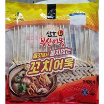 CJ SEAFOOD 삼호 부산어묵 쫄깃해서 불지않는 꼬치어묵 600g (꼬치20개)