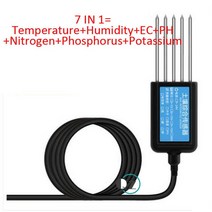 RS485 7 IN 1 토양 통합 송신기 온도 EC npk ph 센서 농업용 NPK 저장, [01] 7 IN 1 NPK-PH-EC-H-T, 01 7 IN 1 NPK-PH-EC-H-T