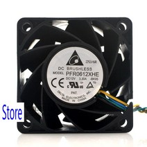 새로운 라디에이터 CPU 쿨러 팬 HP 서버 PFR0612XHE DC 12V 3.30A -BK95 적인 강한 공기 고속 6038 60*60*, 한개옵션0