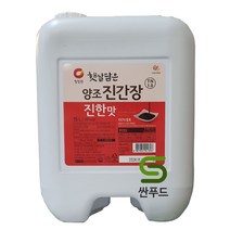 청정원 햇살담은 양조 진간장 진한맛, 1개, 15L