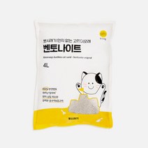 뽀시래기 먼지 없는 고양이모래 벤토나이트 오리지널, 4L, 6개, 무향