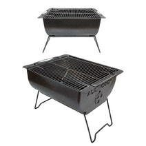 국산 무용접 드럼바베큐그릴-소(S) 2~3인용 캠핑 바베큐 화로 (가방포함), 1개