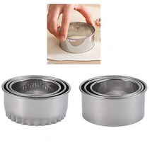 에그타르트 커터기 3P셋트, 원형