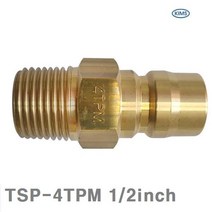 킴스 TSP커플러-플러그 TSP-4TPM 1 2Inch (1EA)에어 유압 배관 배관설비 배관용품 킴스 공구, 본상품