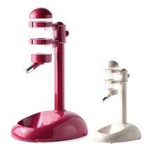 종합쇼핑몰보로봄 스탠드 애견물병(식수대) 강아지물통, 1개, 레드(자주색)