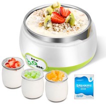 두유 그락요거트 메이커 청국장 발효기 메이트 다 능 전 수제 작은 유리 컵 낫토 막걸리, 권장 사항: 강철 담낭 + 3컵 + 버섯 가루 1