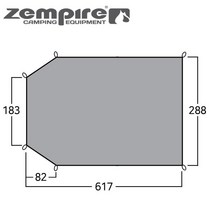 ZEMPIRE 젬파이어 [안전발전소] 에보 TL 풋프린트 그라운드시트