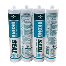 오공 무초산 실리콘 SS900 샷시 창호 메꿈용 270ml, 백색