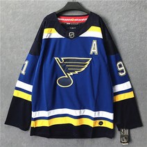 NHL 세인트루이스 블루스 블루 긴팔유니폼 힙합티셔츠 B450