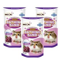 NEWAGE 햄스터 살균 목욕모래 포도향 NA-H014, 1kg, 12개
